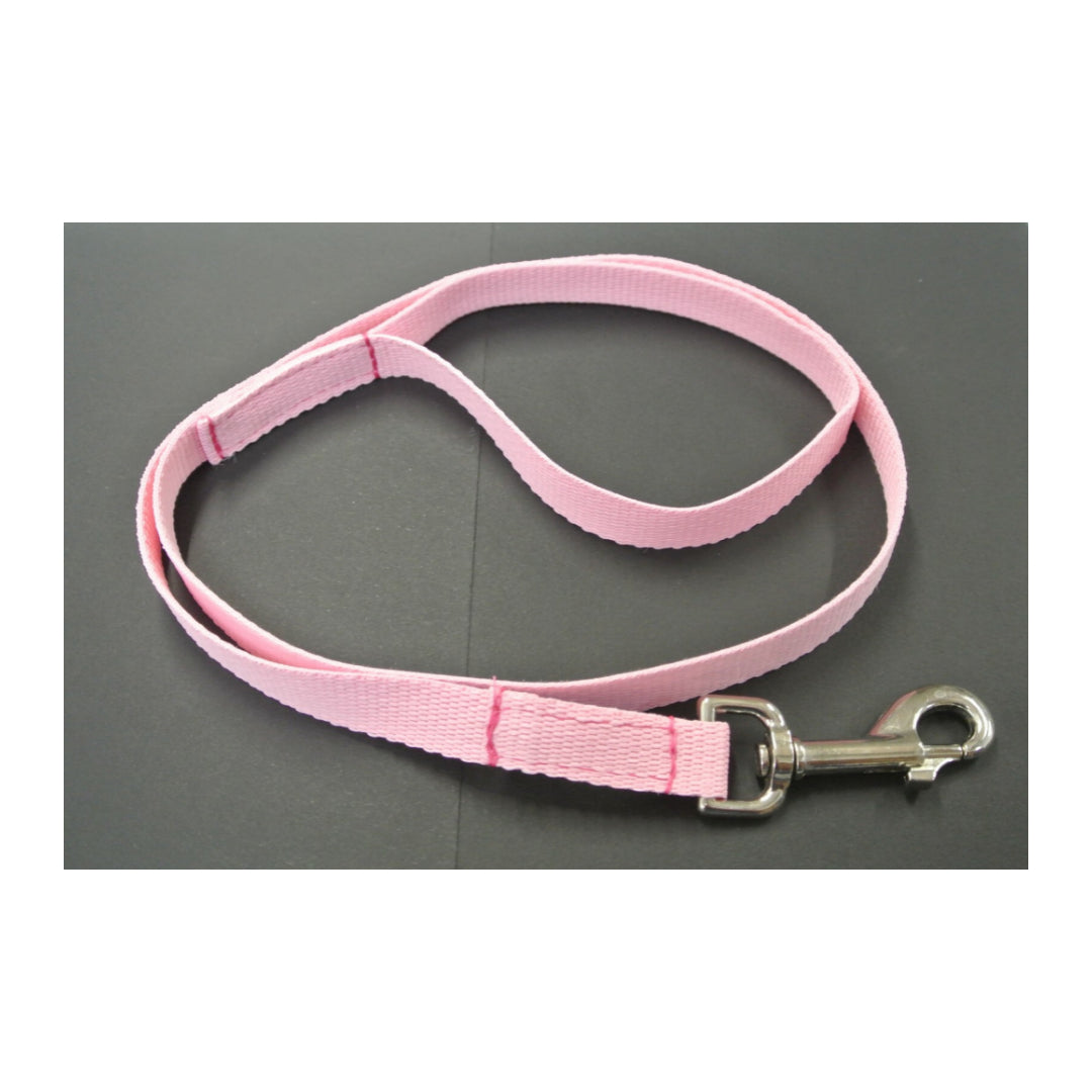 45" Long Puppy Dog Walking Lead Leash 20mm Wide Strong Durable Webbing In 19 Colours