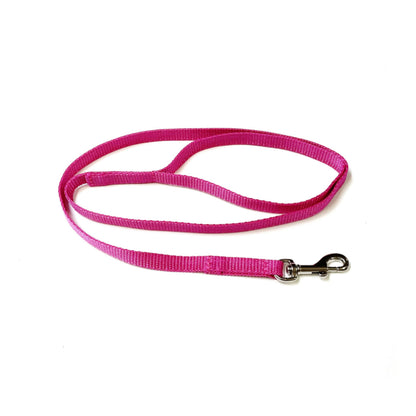 76" Long Dog Walking Lead Puppy Leash 13mm Wide Strong Durable Webbing In 19 Colours