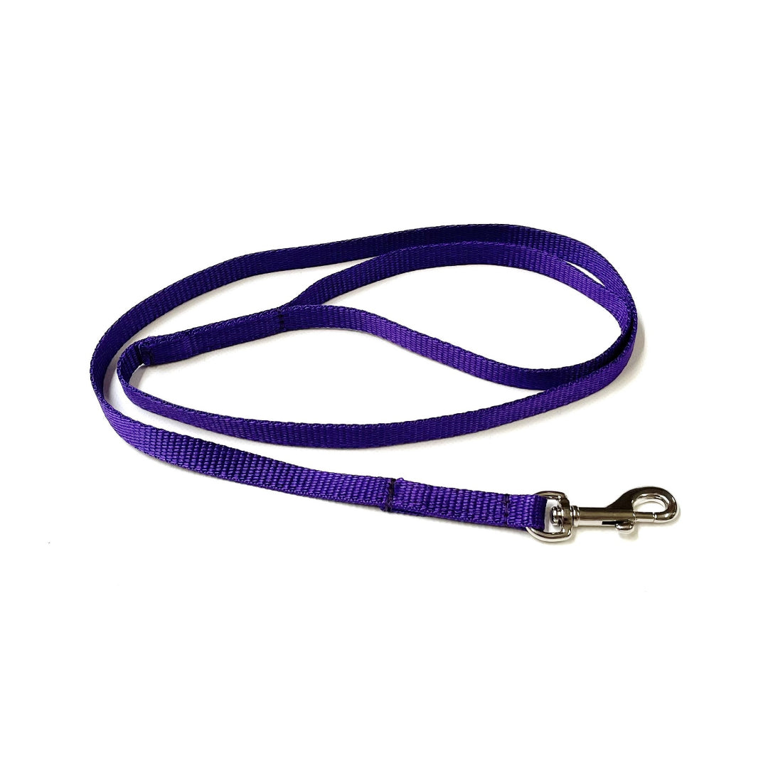 76" Long Dog Walking Lead Puppy Leash 13mm Wide Strong Durable Webbing In 19 Colours