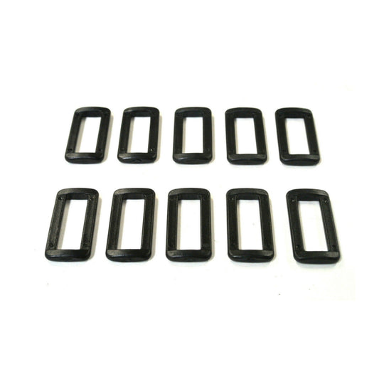 38/40mm Plastic 2 Bar Loop Buckles For Webbing Straps Handles Bags Crafts