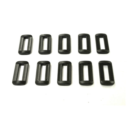 25mm Plastic 2 Bar Loop Buckles For Webbing Straps Handles Bags Crafts