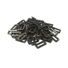Load image into Gallery viewer, 25mm Plastic 2 Bar Loop Buckles For Webbing Straps Handles Bags Crafts