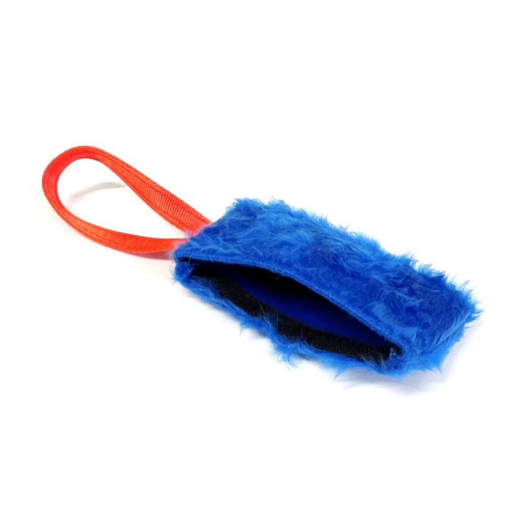 Dog Training Treat Bag Obedience Retrieve Furry Long Prey Dummy In Various Colours Large 7" long x 4"