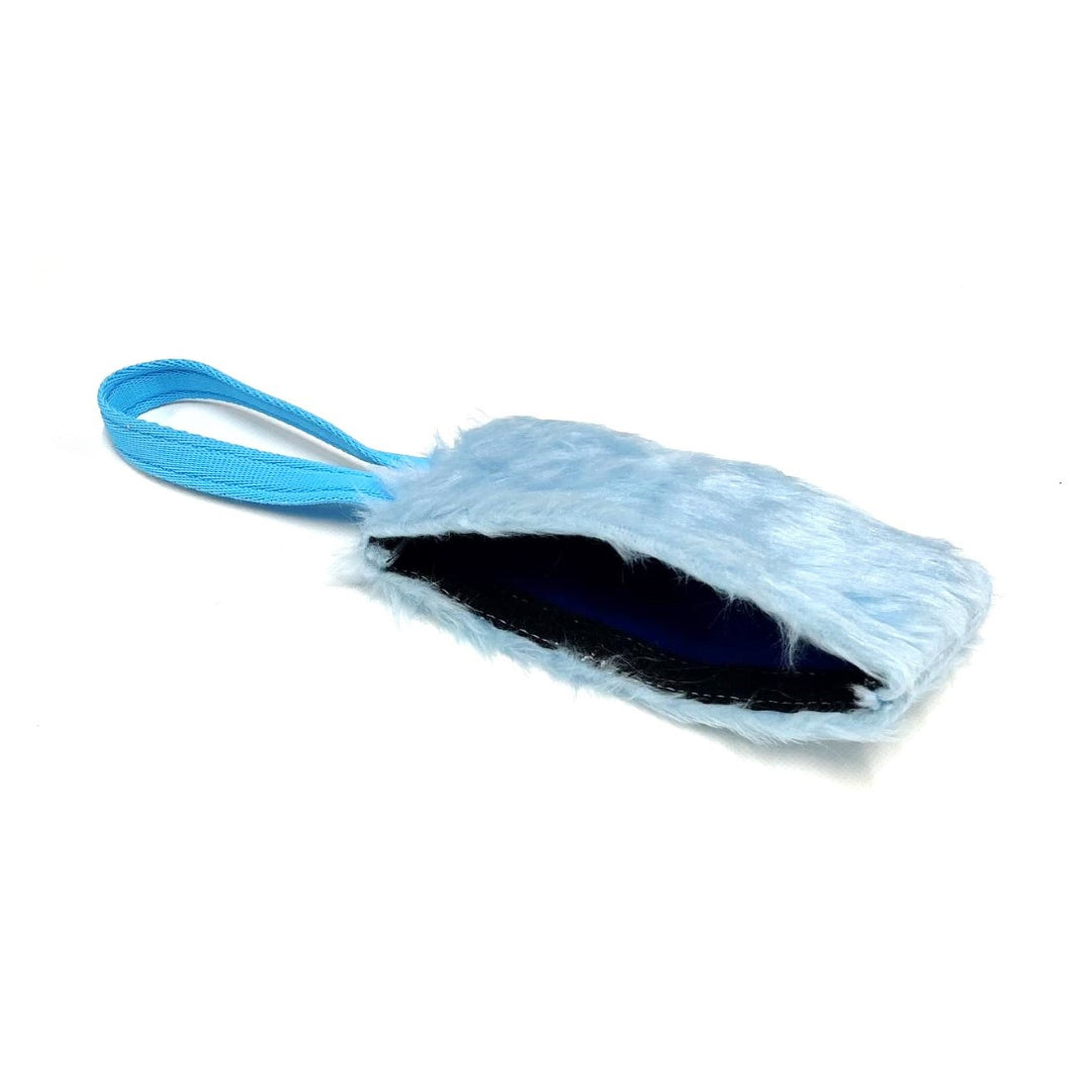 Dog Training Treat Bag Obedience Retrieve Furry Long Prey Dummy In Various Colours Large 7" long x 4"