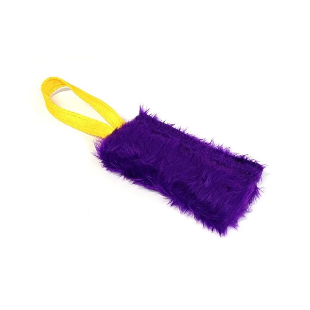Dog Training Treat Bag Obedience Retrieve Furry Long Prey Dummy In Various Colours Large 7" long x 4"