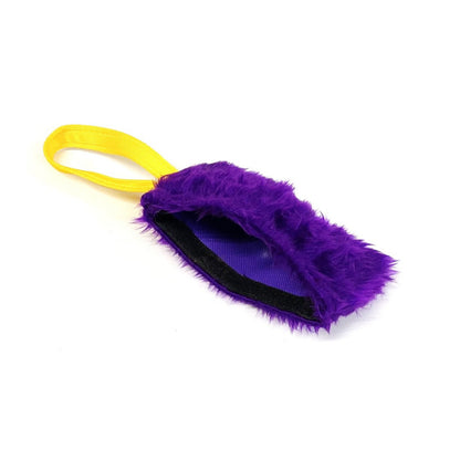Dog Training Treat Bag Obedience Retrieve Furry Long Prey Dummy In Various Colours Large 7" long x 4"