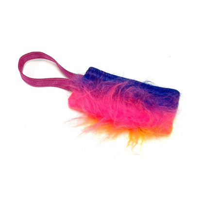 Dog Training Treat Bag Obedience Retrieve Furry Long Prey Dummy In Various Colours Large 7" long x 4"