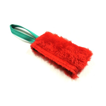 Dog Training Treat Bag Obedience Retrieve Furry Long Prey Dummy In Various Colours Large 7" long x 4"