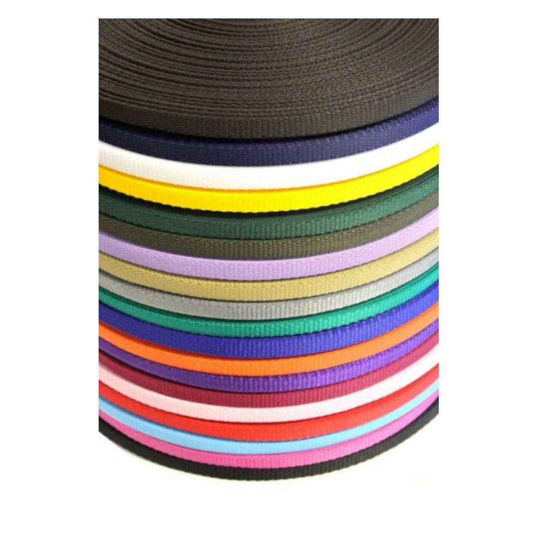 16mm Wide Polypropylene Webbing 250kg In 20 Colours For Dog Leads Collars Bags Straps Crafts x2 x5 x10 x25 x50 Metres