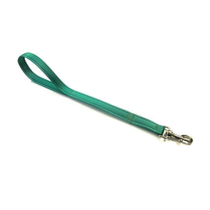 18" Short Close Control Dog Training Lead Leash 25mm Cushion Webbing In 19 Colours