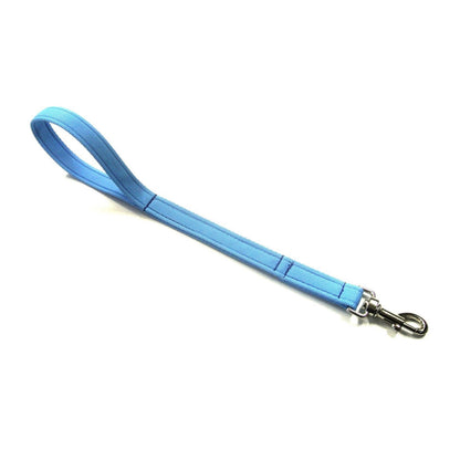 18" Short Close Control Dog Training Lead Leash 25mm Cushion Webbing In 19 Colours