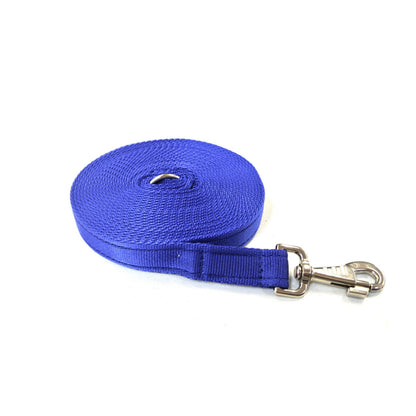 20ft 6m Large Dog Training Lead Horse Lunge Line 25mm Cushion Webbing In Various Colours