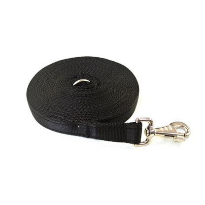 20ft 6m Large Dog Training Lead Horse Lunge Line 25mm Cushion Webbing In Various Colours
