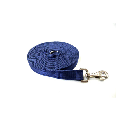 10ft 3m Large Dog Training Lead Horse Lunge Line 25mm Cushion Webbing In Various Colours