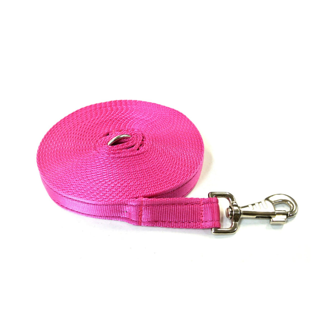 5ft 1.5m Large Dog Training Lead Horse Lunge Line 25mm Cushion Webbing In Various Colours