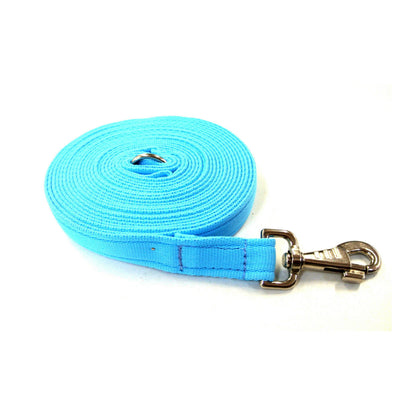 10ft 3m Large Dog Training Lead Horse Lunge Line 25mm Cushion Webbing In Various Colours