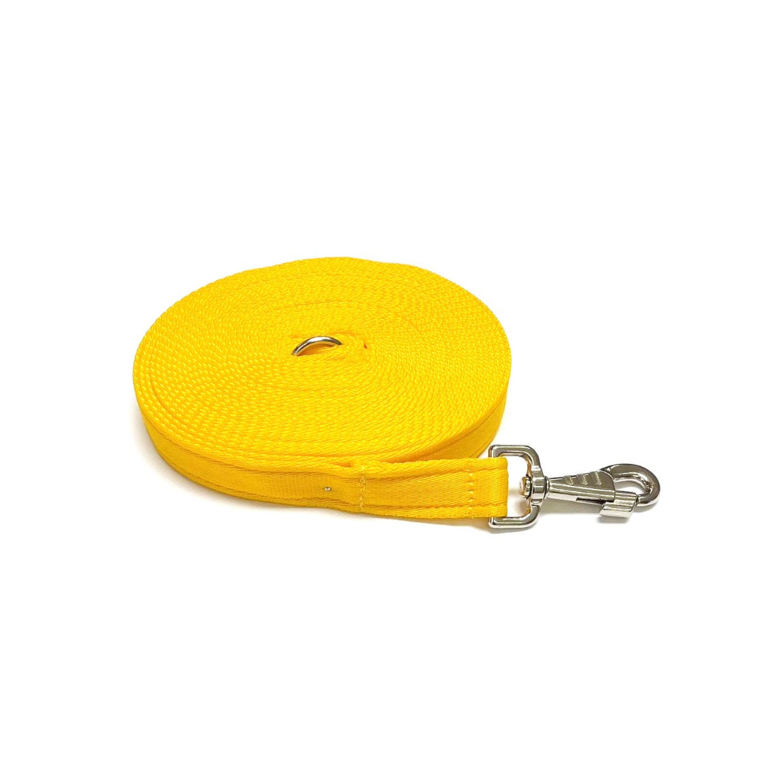 5ft 1.5m Large Dog Training Lead Horse Lunge Line 25mm Cushion Webbing In Various Colours