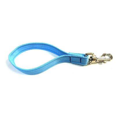 10" Short Close Control Dog Training Lead Leash 25mm Cushion Webbing In 19 Colours