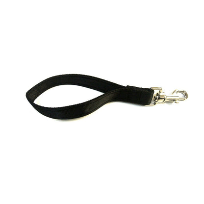 13" Short Close Control Dog Training Lead Leash 25mm Cushion Webbing In 19 Colours