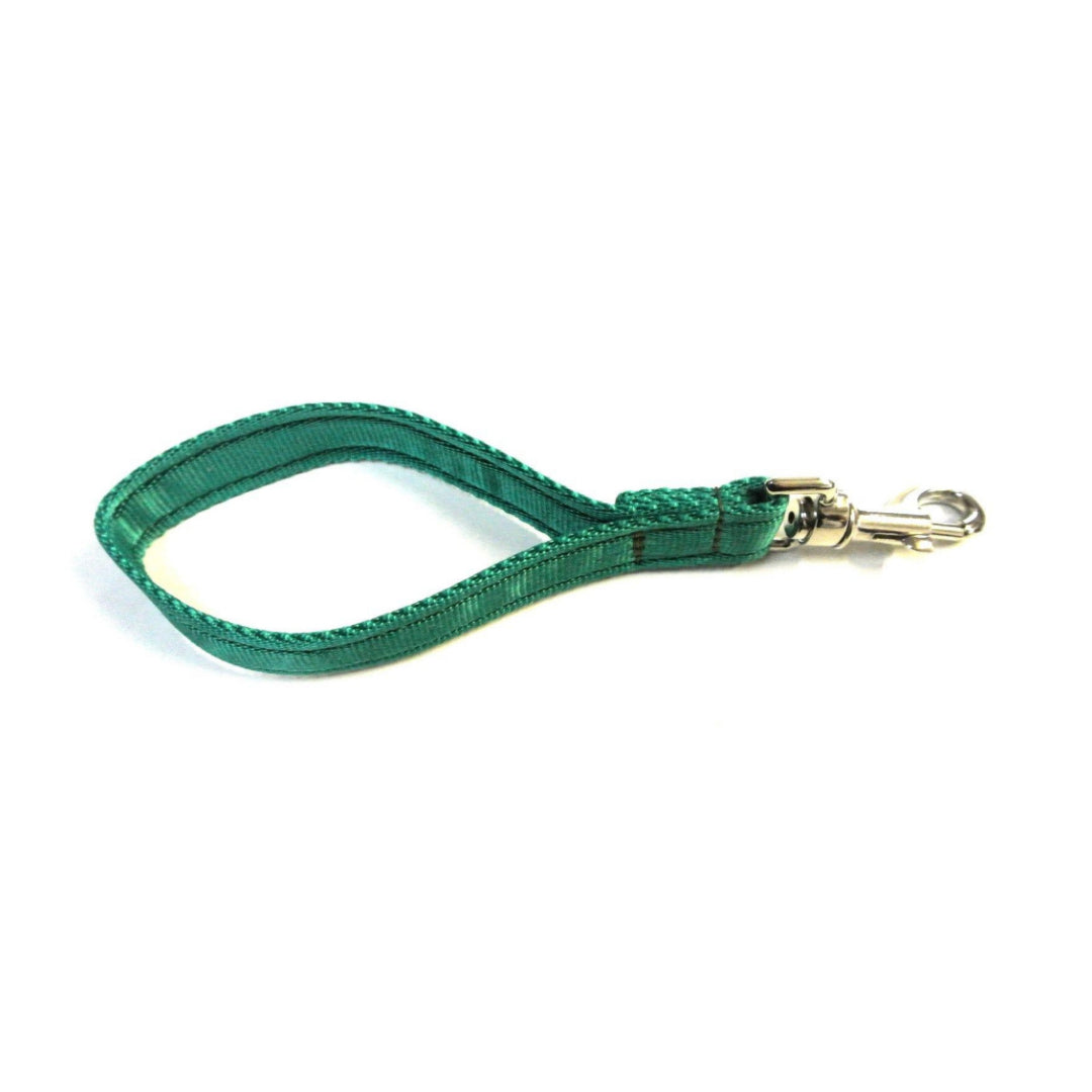 13" Short Close Control Dog Training Lead Leash 25mm Cushion Webbing In 19 Colours