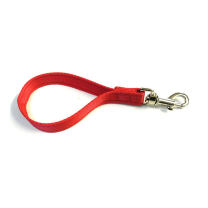 13" Short Close Control Dog Training Lead Leash 25mm Cushion Webbing In 19 Colours