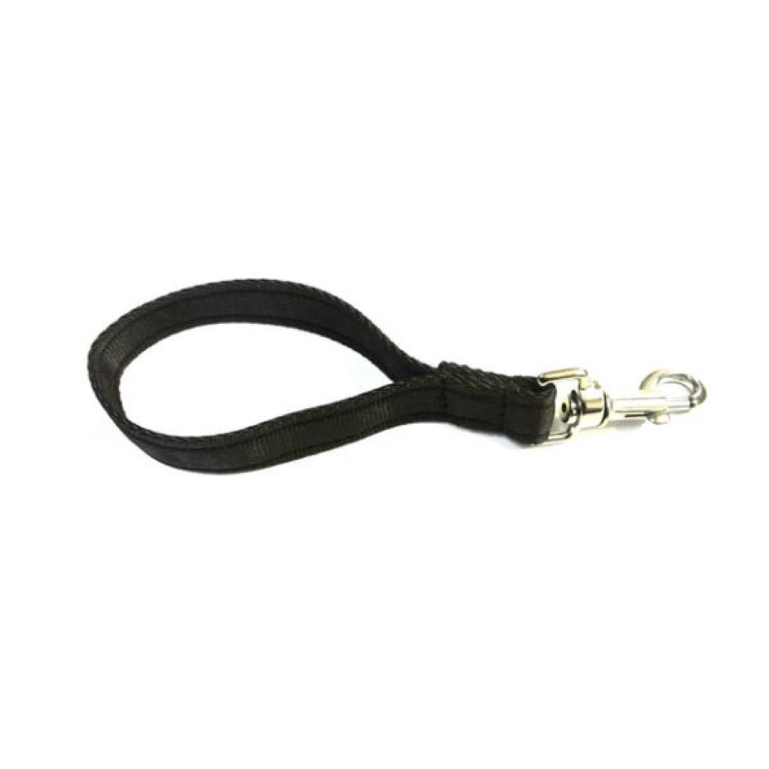 13" Short Close Control Dog Training Lead Leash 25mm Cushion Webbing In 19 Colours