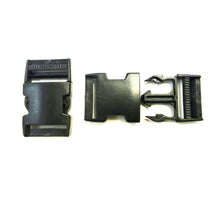 Load image into Gallery viewer, 20mm 25mm 40mm 50mm Black Plastic Side Release Buckles For Webbing Bags Straps