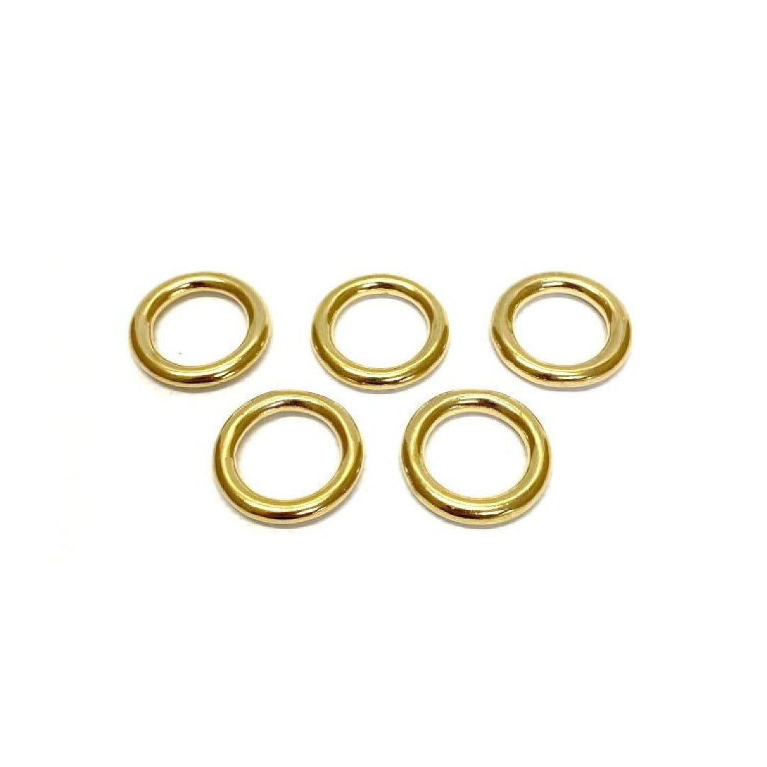 Solid Brass O-Rings 16mm 20mm 25mm 38mm 50mm For Dog Leads Collars Horse Reigns Leather Crafts x2 x5 x10 x25 x50