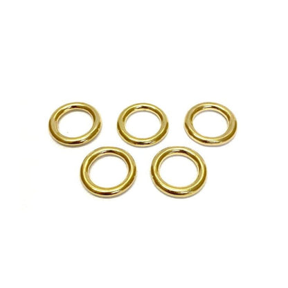 Solid Brass O-Rings 16mm 20mm 25mm 38mm 50mm For Dog Leads Collars Horse Reigns Leather Crafts x2 x5 x10 x25 x50