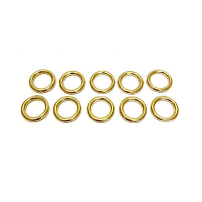 Solid Brass O-Rings 16mm 20mm 25mm 38mm 50mm For Dog Leads Collars Horse Reigns Leather Crafts x2 x5 x10 x25 x50