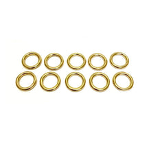 Load image into Gallery viewer, Solid Brass O-Rings 16mm 20mm 25mm 38mm 50mm For Dog Leads Collars Horse Reigns Leather Crafts x2 x5 x10 x25 x50