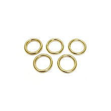 Load image into Gallery viewer, Solid Brass O-Rings 16mm 20mm 25mm 38mm 50mm For Dog Leads Collars Horse Reigns Leather Crafts x2 x5 x10 x25 x50