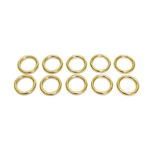 Load image into Gallery viewer, Solid Brass O-Rings 16mm 20mm 25mm 38mm 50mm For Dog Leads Collars Horse Reigns Leather Crafts x2 x5 x10 x25 x50
