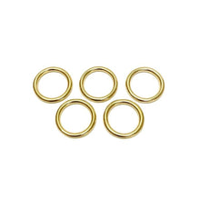 Load image into Gallery viewer, Solid Brass O-Rings 16mm 20mm 25mm 38mm 50mm For Dog Leads Collars Horse Reigns Leather Crafts x2 x5 x10 x25 x50
