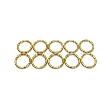 Load image into Gallery viewer, Solid Brass O-Rings 16mm 20mm 25mm 38mm 50mm For Dog Leads Collars Horse Reigns Leather Crafts x2 x5 x10 x25 x50
