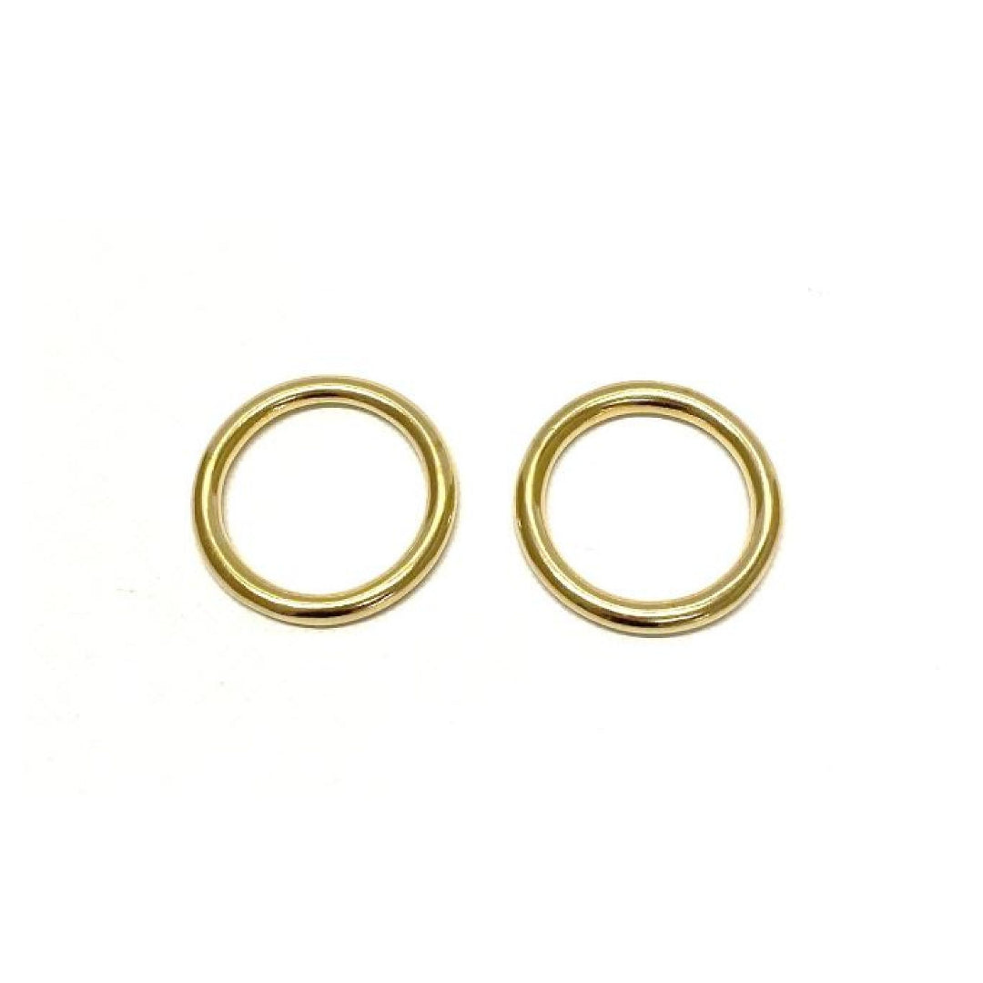 Solid Brass O-Rings 16mm 20mm 25mm 38mm 50mm For Dog Leads Collars Horse Reigns Leather Crafts x2 x5 x10 x25 x50