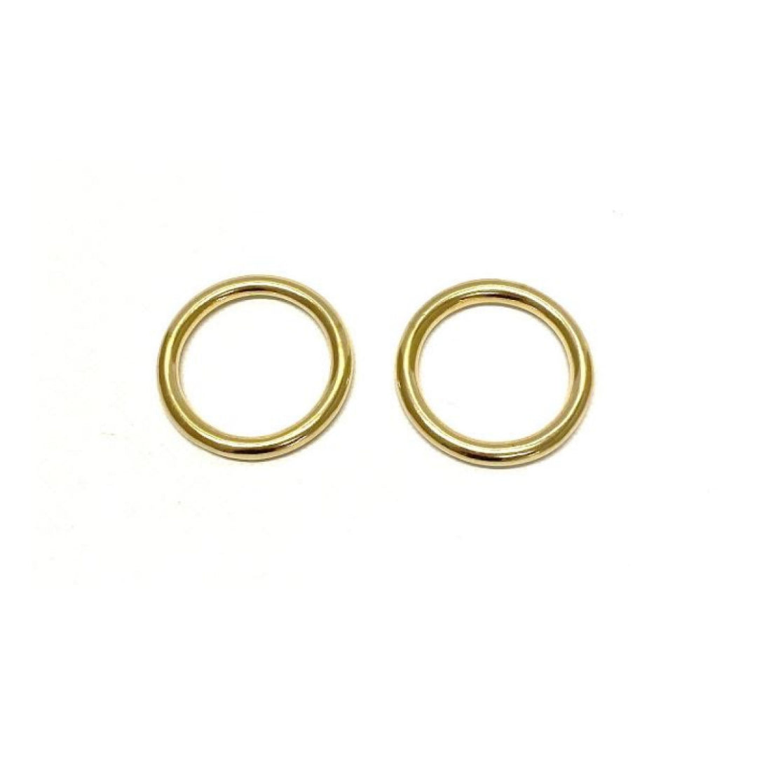 Solid Brass O-Rings 16mm 20mm 25mm 38mm 50mm For Dog Leads Collars Horse Reigns Leather Crafts x2 x5 x10 x25 x50