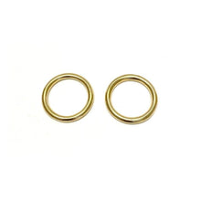 Load image into Gallery viewer, Solid Brass O-Rings 16mm 20mm 25mm 38mm 50mm For Dog Leads Collars Horse Reigns Leather Crafts x2 x5 x10 x25 x50