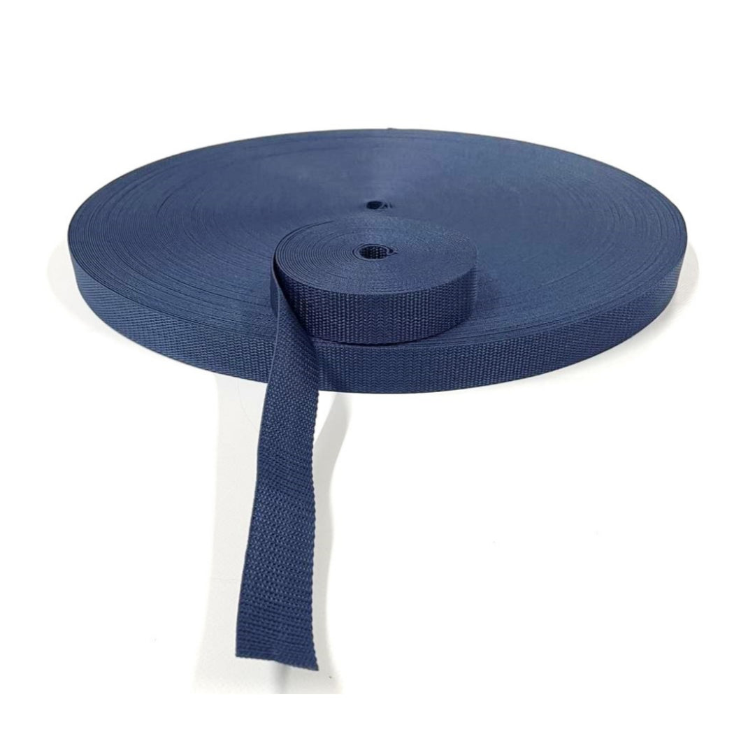 25mm Polypropylene Webbing In Various Colours For Dog Leads Bags Straps Handles 1m - 100m