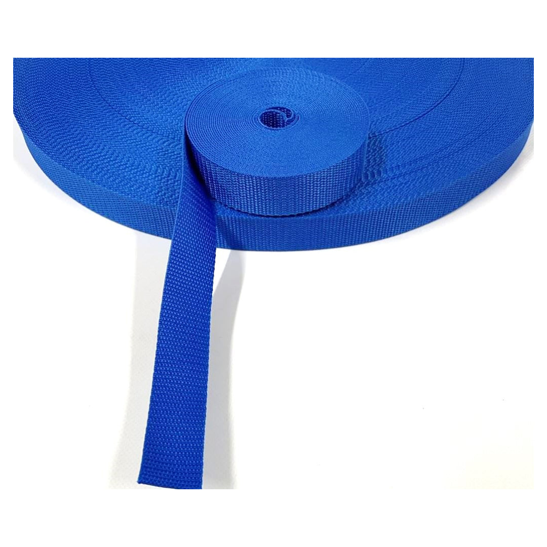 25mm Polypropylene Webbing In Various Colours For Dog Leads Bags Straps Handles 1m - 100m