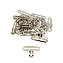 Load image into Gallery viewer, New 2&quot;/50mm Nickel Plated Surcingle Clip Sets Male Female 3 Bar Slides Ideal For Horse Rug Repairs