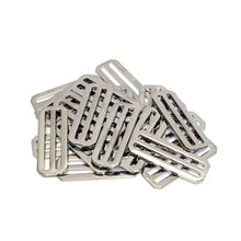 Load image into Gallery viewer, New 2&quot;/50mm Nickel Plated Surcingle Clip Sets Male Female 3 Bar Slides Ideal For Horse Rug Repairs