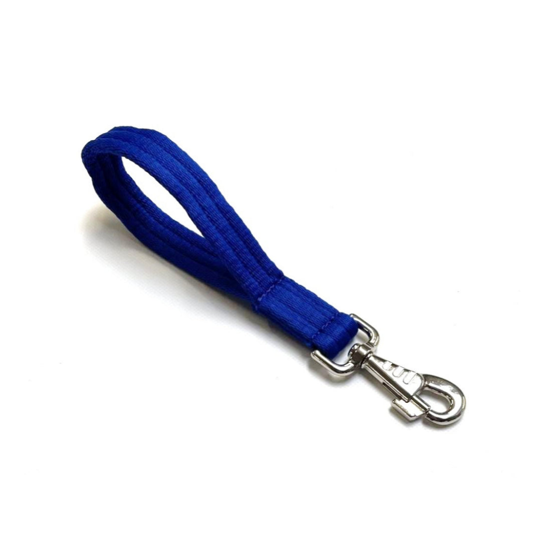 10" Short Close Control Dog Training Lead 25mm Soft Air Webbing Leash In 22 Colours