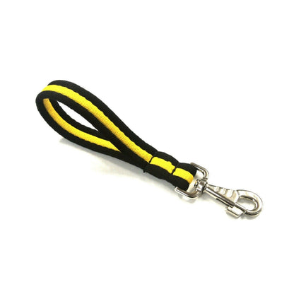 10" Short Close Control Dog Training Lead 25mm Soft Air Webbing Leash In 22 Colours