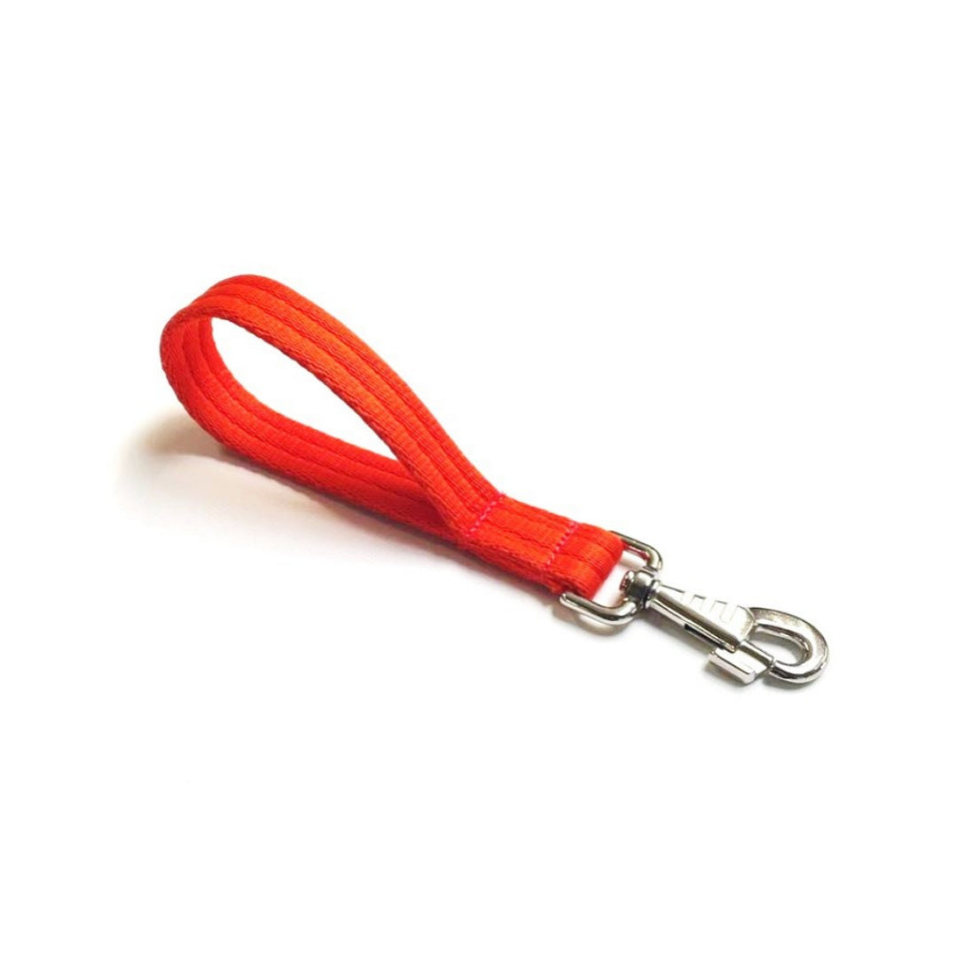 10" Short Close Control Dog Training Lead 25mm Soft Air Webbing Leash In 22 Colours