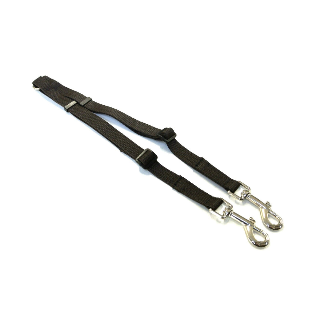 20mm Adjustable 2 Way Coupler Splitter Dog Leads Leash Strong Durable Webbing In 19 Various Colours