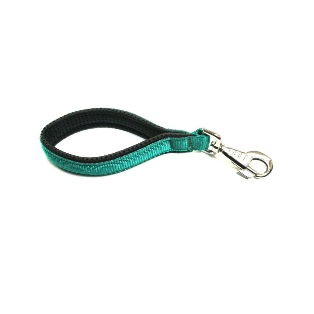 13" Short Close Control Dog Lead With Padded Handle In Various Colours 25mm Webbing