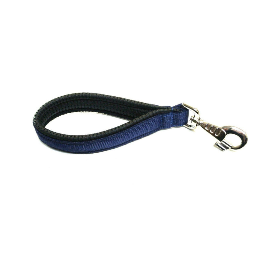 13" Short Close Control Dog Lead With Padded Handle In Various Colours 25mm Webbing