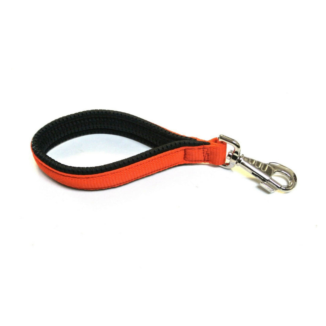 13" Short Close Control Dog Lead With Padded Handle In Various Colours 25mm Webbing
