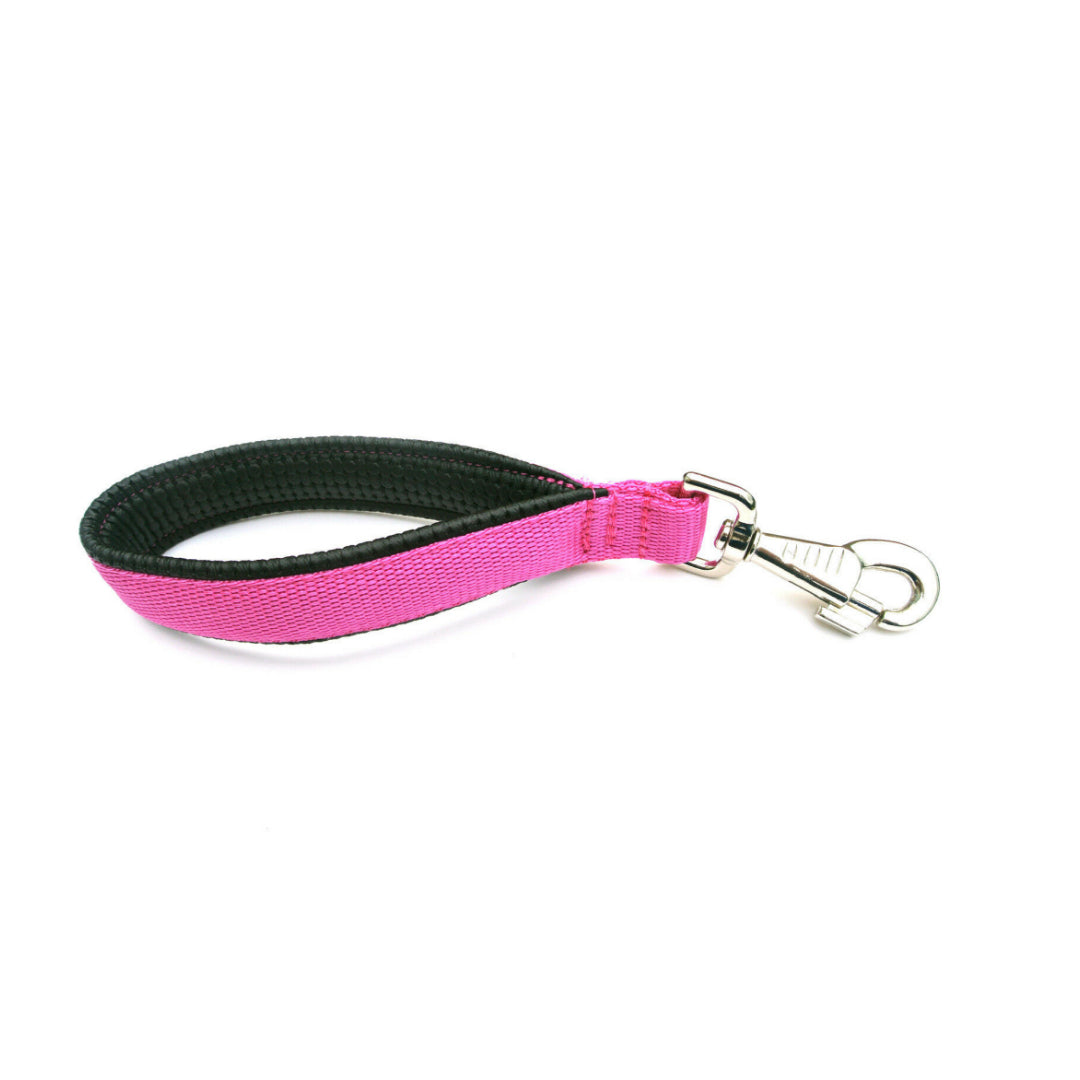 13" Short Close Control Dog Lead With Padded Handle In Various Colours 25mm Webbing